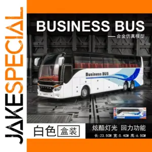 Luxury 1/32 Scale Diecast Bus Model