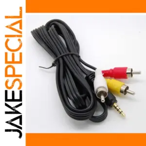5-Foot 3.5mm to RCA AV Cable for Camcorders