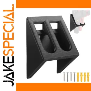 Dual Wall-Mounted Pistol Rack in Black