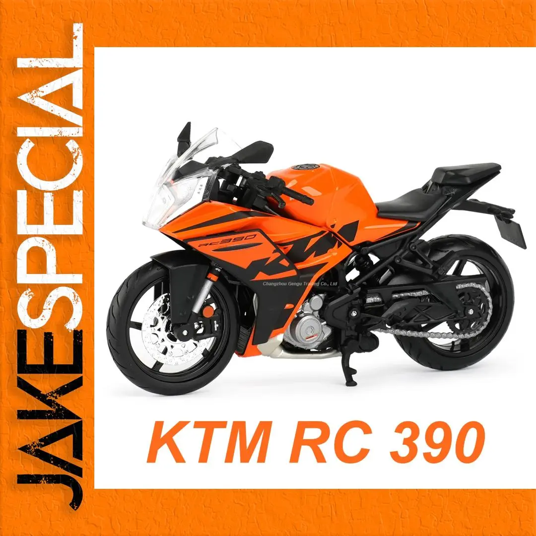 KTM RC 390 Die-Cast Model Collectible 1 KTM RC 390 Die-Cast Model Collectible