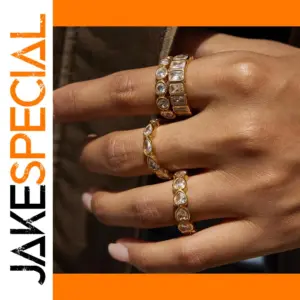 Stainless Steel Zircon Heart Ring for Women