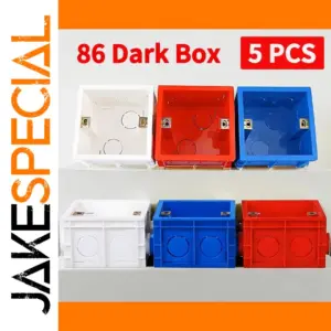 Colorful Recessed Electrical Outlet Boxes Set