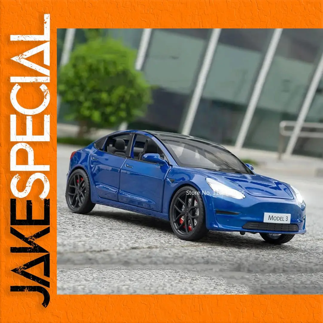 1:24 Scale Tesla Model 3 Diecast Car 1 1:24 Scale Tesla Model 3 Diecast Car