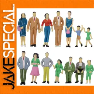 G Scale Painted Miniature Figures Set of 14