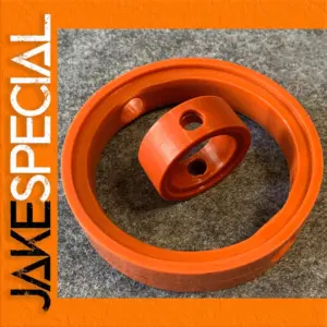 Bright Orange Food-Grade Valve Gasket 38mm-150mm