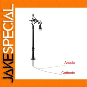 Vintage N Scale Lamp Post Set with LEDs