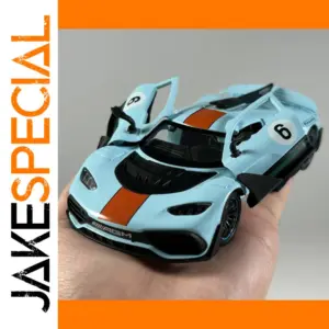 Vivid Blue 1:32 Diecast Racing Car Model