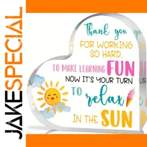 Colorful Heart-Shaped Appreciation Gift for Coworkers