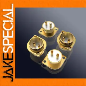 Gold-Plated GX16G Connector for Electronics