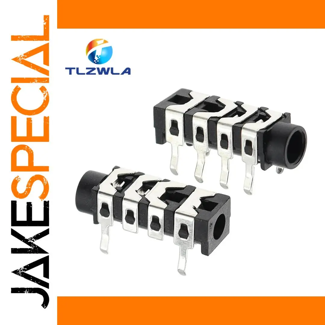 10-Pack PJ313 3.5mm 6-Pin Audio Jacks 1 10-Pack PJ313 3.5mm 6-Pin Audio Jacks