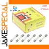 100-Pack 6x30mm Glass Fuses for Automotive and Electronics