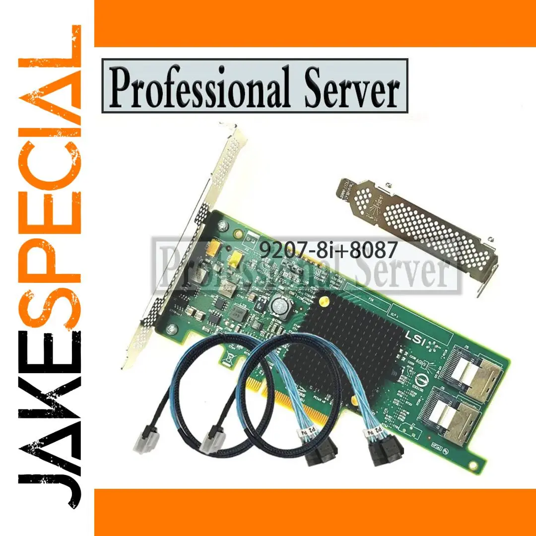LSI SAS9207-8I RAID Controller Card with SAS2308 1 LSI SAS9207-8I RAID Controller Card with SAS2308