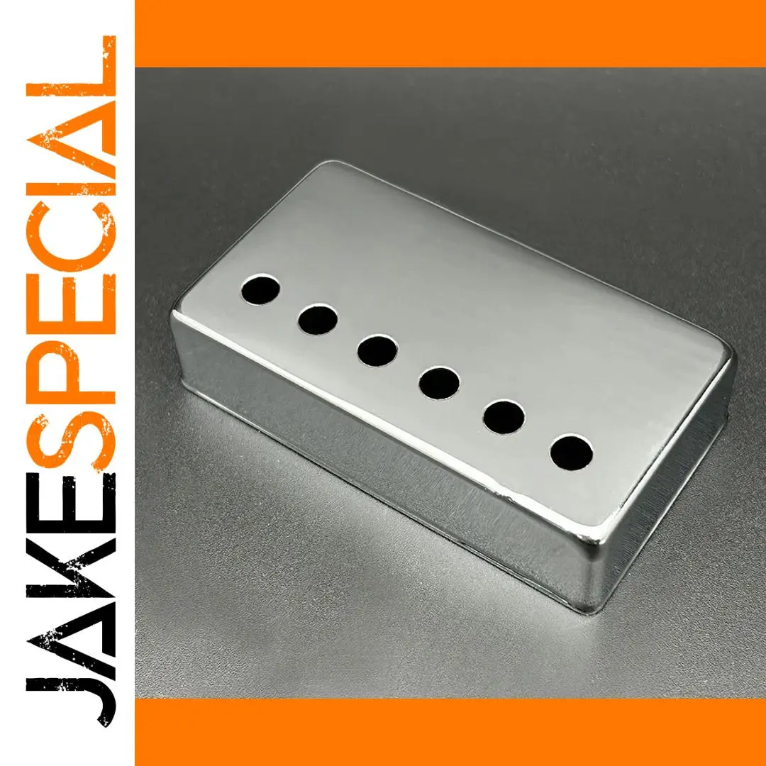 Chrome Pickup Cover for Humbuckers (70mm x 39mm) 1 Chrome Pickup Cover for Humbuckers (70mm x 39mm)