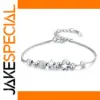 Silver and Gold Star Beaded Bracelet for Women