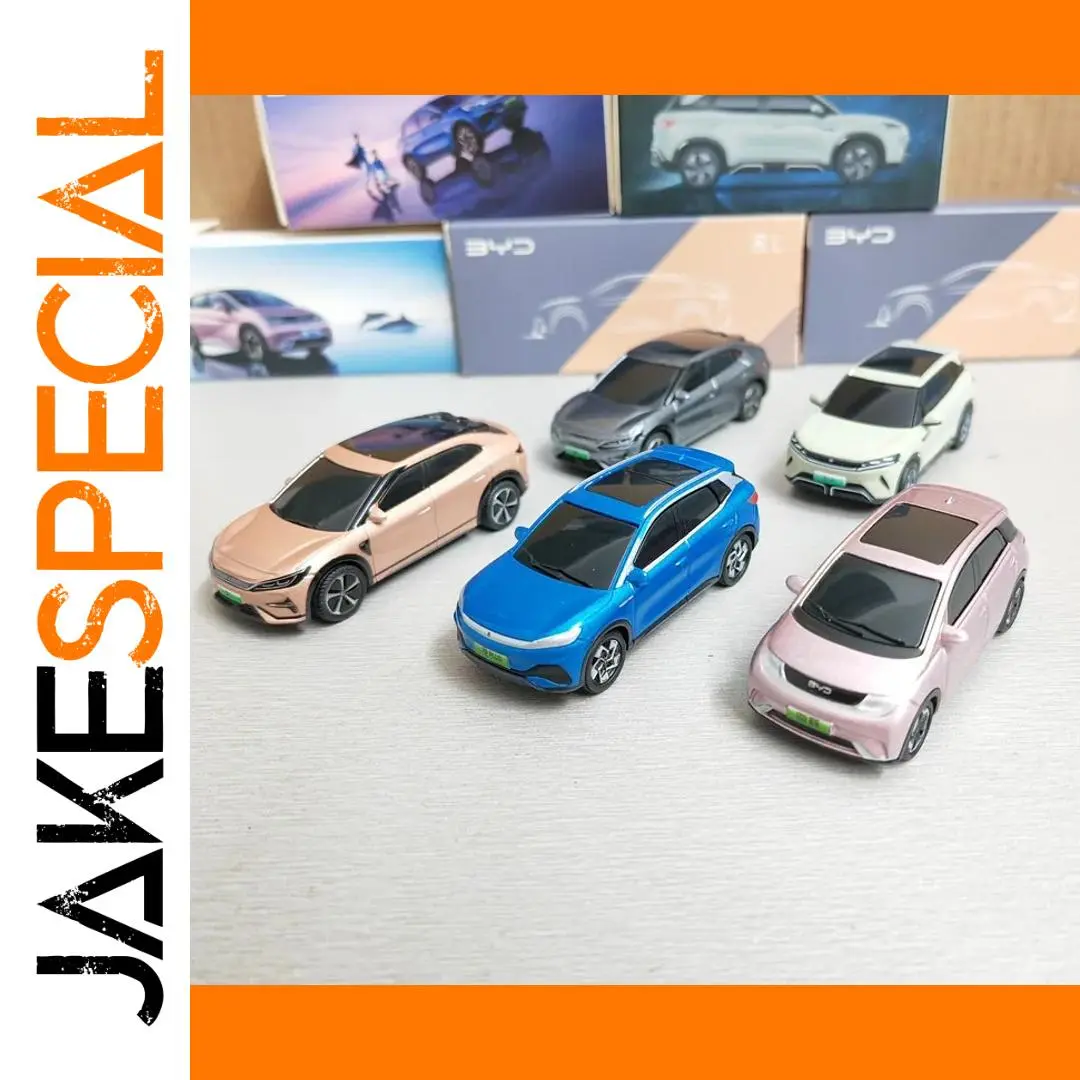 BYD 1:64 Scale Diecast Model Car Collection 1 BYD 1:64 Scale Diecast Model Car Collection