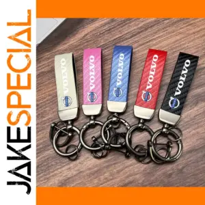 Leather & Zinc Alloy Keychain for Vehicles