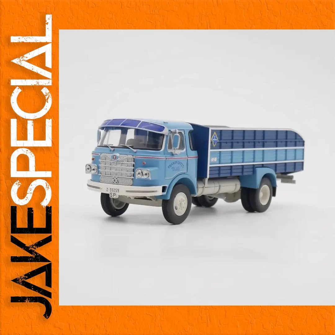 Vintage Blue Diecast Truck Model Ornament 1 Vintage Blue Diecast Truck Model Ornament