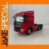 Red 1:24 Scale Heavy Truck Model for Collectors