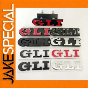 Volkswagen GLI Badge 9.1cm Metal Emblem