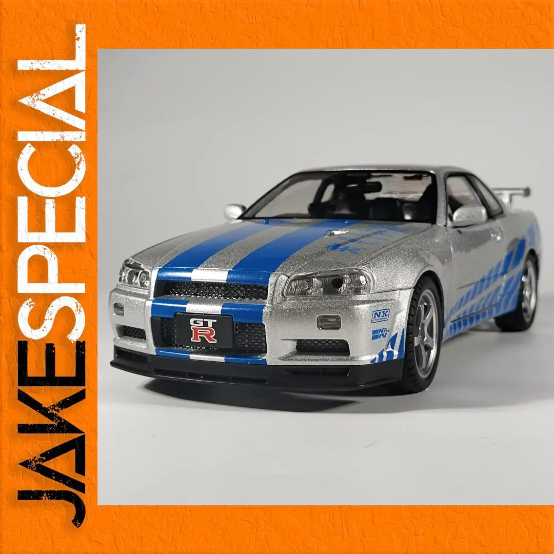 Nissan GTR R34 Skyline 1:18 Diecast Model 1 Nissan GTR R34 Skyline 1:18 Diecast Model