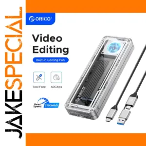 Gold ORICO USB4 NVMe M.2 SSD Enclosure