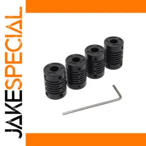 Plastic Shaft Coupling for Robotics and Automation