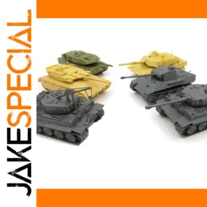 Detailed 1:72 Scale Military Tank Collection Set
