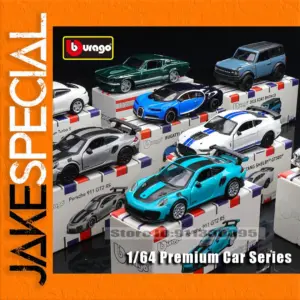 Premium 1:64 Diecast Car Model Collection