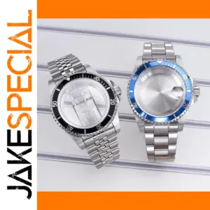 38mm Stainless Steel Diver Watch Case for Custom Watches