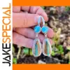 Ethnic Water Droplet Earrings in Silver or Gold