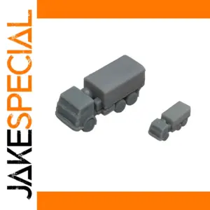 Resin Kamaz-5350 Military Truck Set - 1/700 & 1/350