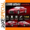 Red Lexus LC 500 1:64 Scale Diecast Model