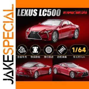 Red Lexus LC 500 1:64 Scale Diecast Model