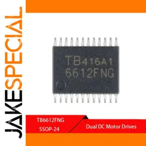 Five TB6612FNG Dual Motor Driver ICs in SSOP-24
