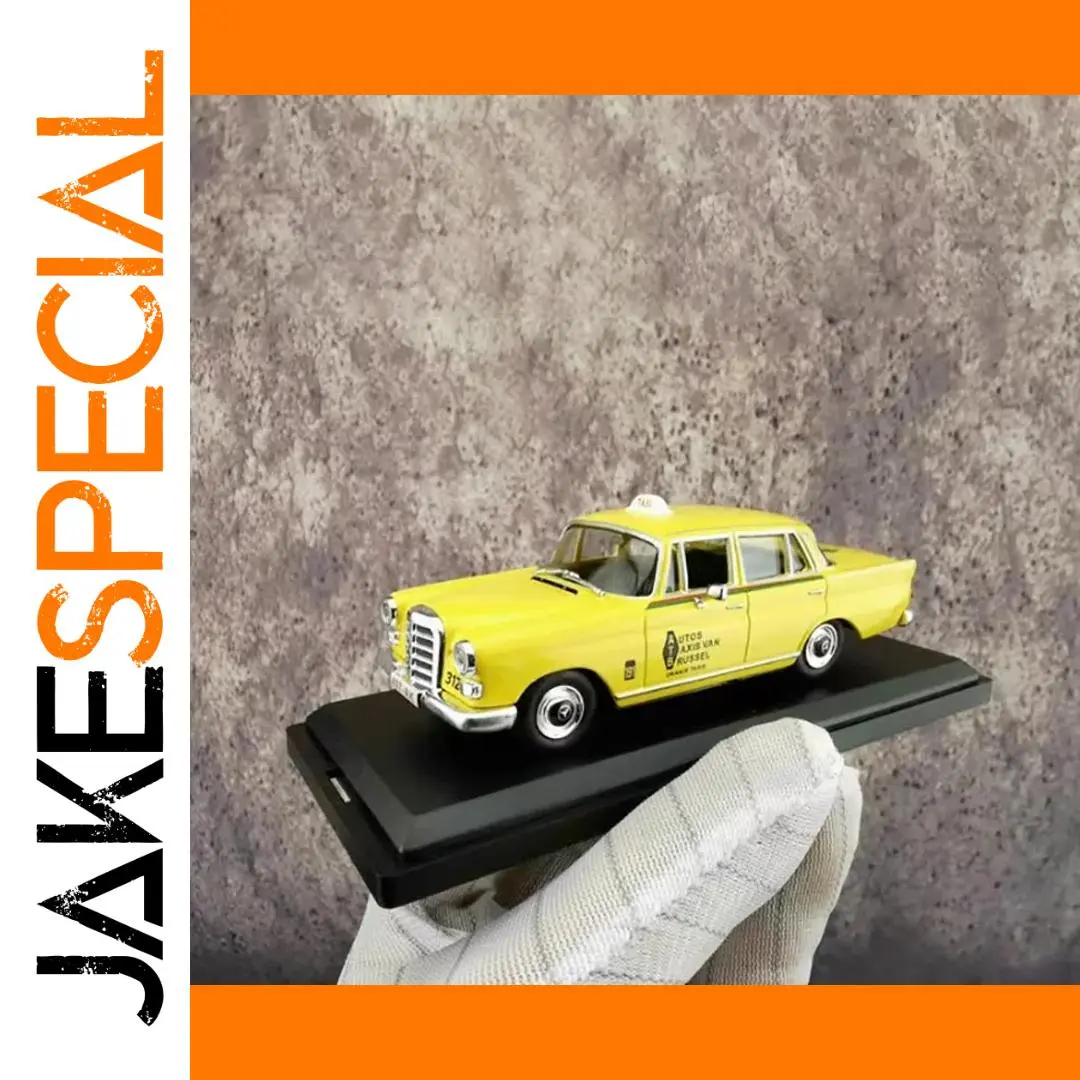 Vintage Yellow Taxi Diecast Model 1/43 Scale 1 Vintage Yellow Taxi Diecast Model 1/43 Scale