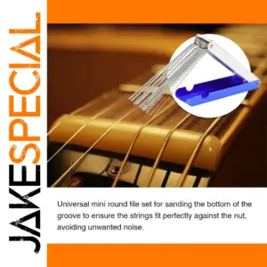 Guitar Nut Slotting File Set 0.010-0.125 Inches