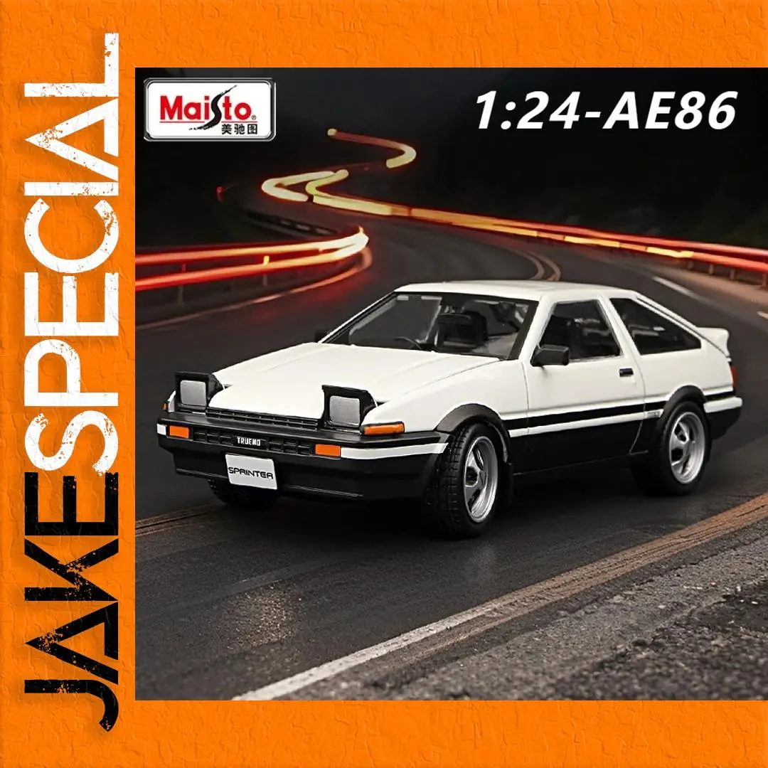 Maisto 1:24 AE86 Trueno Diecast Model 1 Maisto 1:24 AE86 Trueno Diecast Model