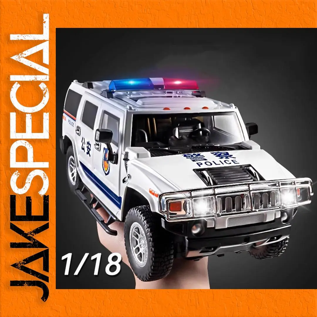Realistic 1:18 Police SUV Diecast Model 1 Realistic 1:18 Police SUV Diecast Model