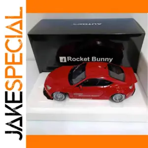 Vibrant Red Rocket Bunny 1:18 Diecast Model