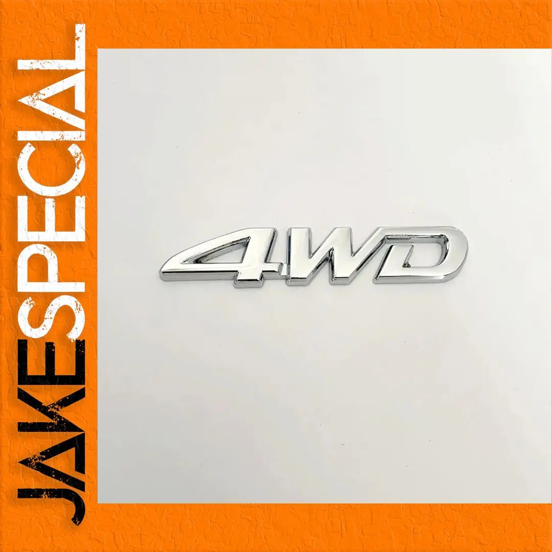 4WD Metal Emblem Badge for Vehicles 1 4WD Metal Emblem Badge for Vehicles