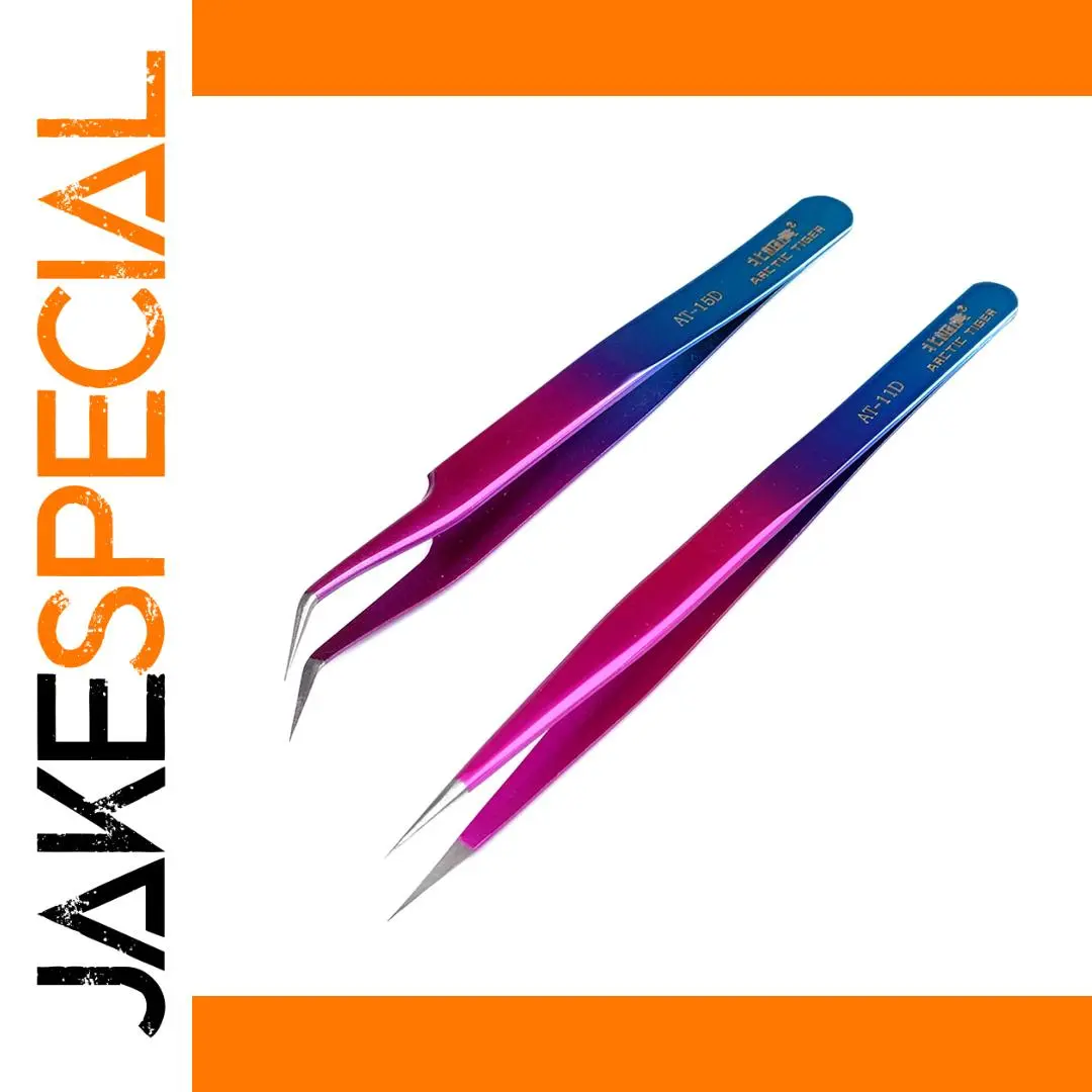 High-Precision Carbon Steel Tweezers Set for Electronics 1 High-Precision Carbon Steel Tweezers Set for Electronics