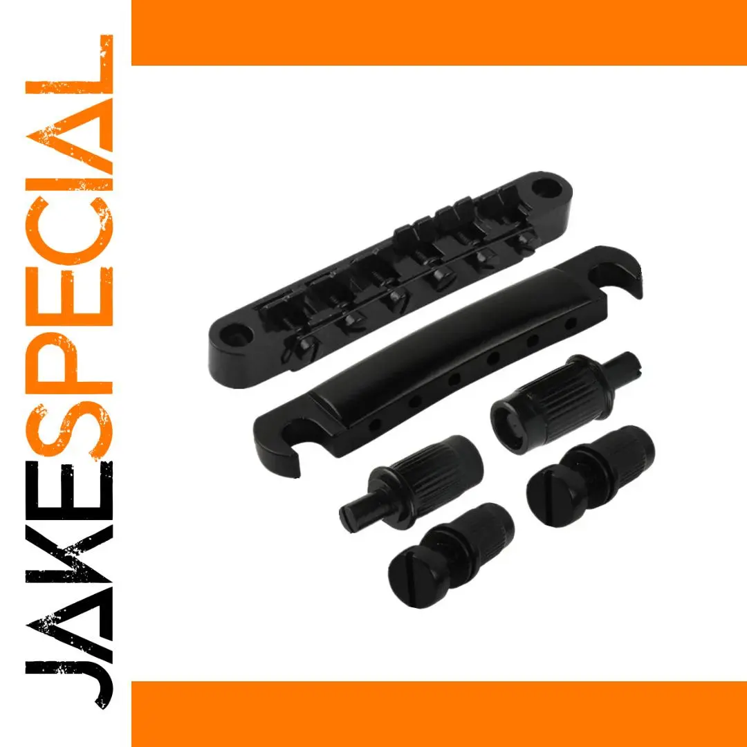 Modern Black Guitar Hardware Set for Les Paul & SG 1 Modern Black Guitar Hardware Set for Les Paul & SG