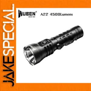 Rugged Tactical Flashlight 4500 Lumens