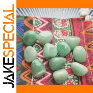 Polished Green Aventurine Quartz Stones 15-20mm, 100g