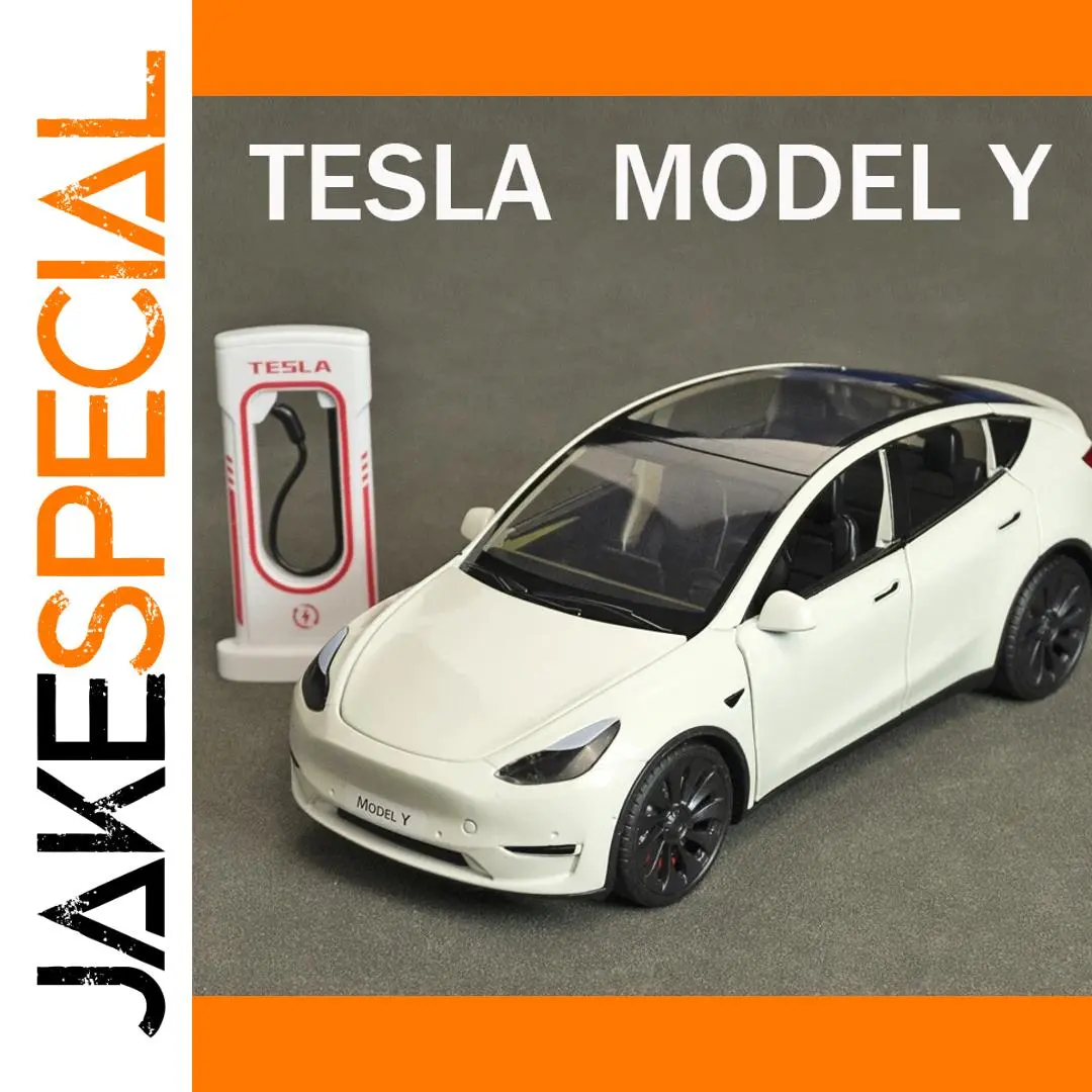 1:24 Scale Alloy Model Y Electric Vehicle Charger 1 1:24 Scale Alloy Model Y Electric Vehicle Charger