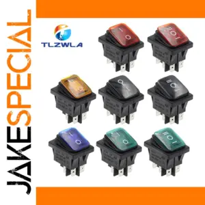 Heavy-Duty Waterproof Rocker Switch for Vehicles