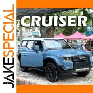 Vibrant Blue 1:36 Scale Toyota Land Cruiser Model