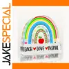Colorful Rainbow Teacher Appreciation Acrylic Ornament