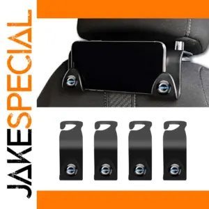Black Car Seat Hooks for Vehicle Organization