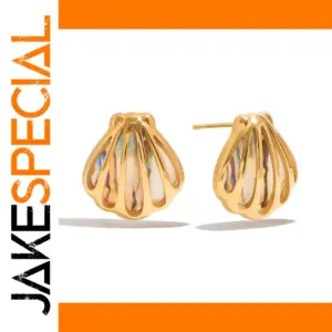 Ocean-Inspired Stainless Steel Earrings